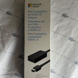Microsoft Surface Mini Display Port To HDMI 2.0 Adapter
