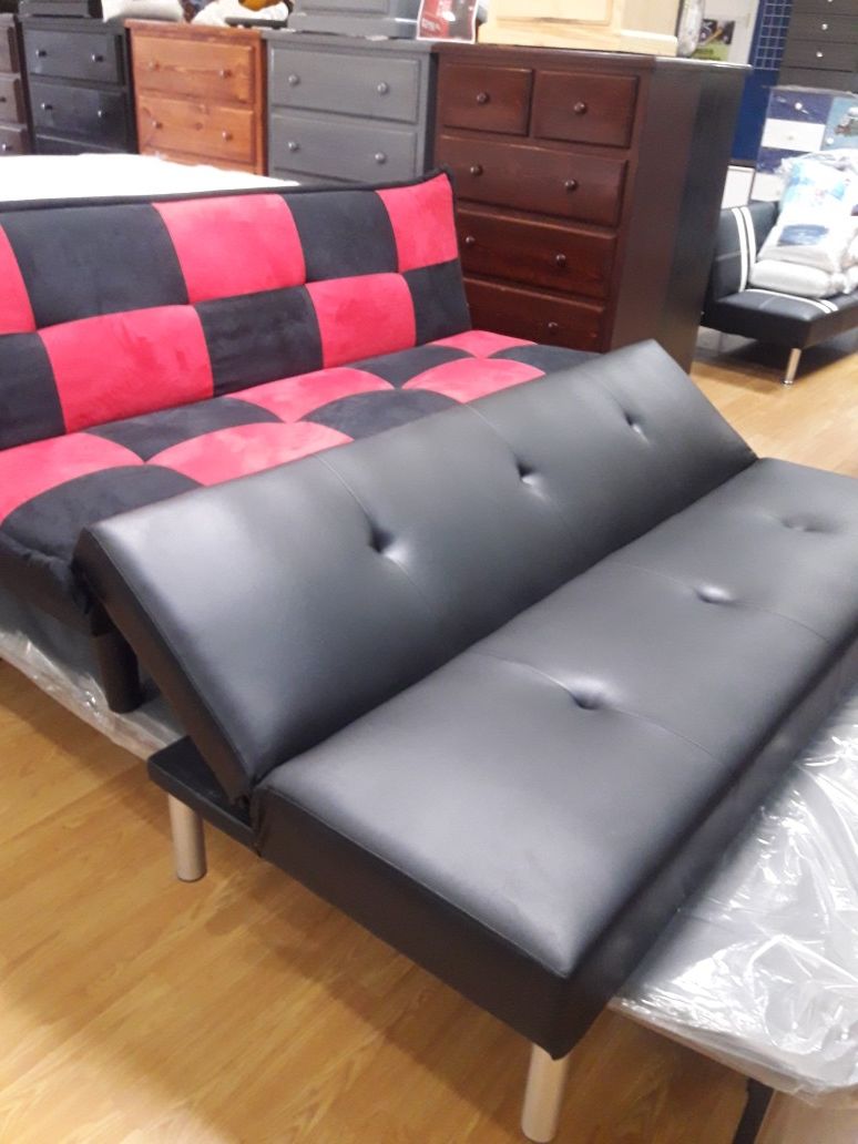 Futon leather