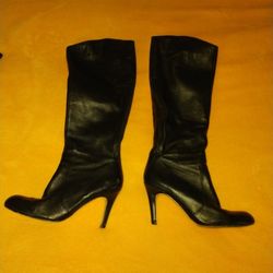Corso Como Leather Heel Boots
