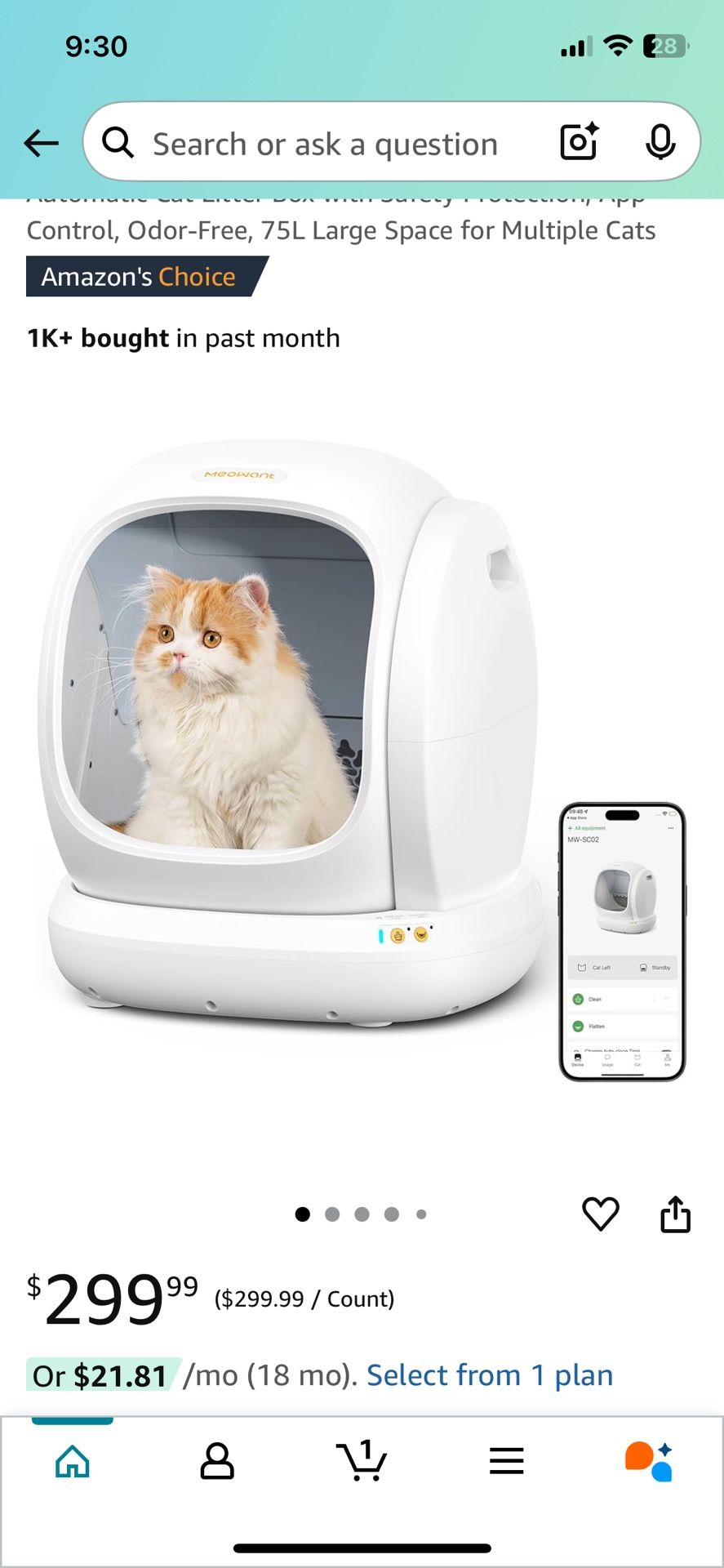 Smart Cat Litter Box