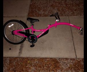 Kids tagalong bike trailer
