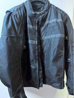 Motorcycle hard shell jacket