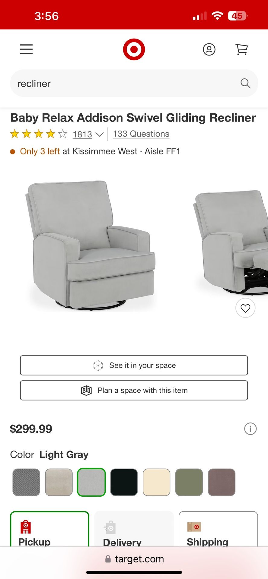 Recliner And Swivel Chair