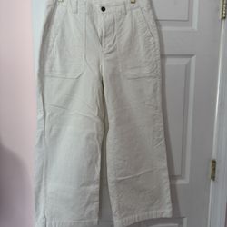 Size 12 L.L.Bean Corduroys Wide Leg 