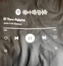 Spotify Song Customized T-Shirt