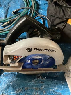 Black and Decker corded saw, make offer