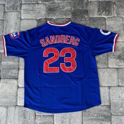 Chicago Cubs Ryne Sandberg Jersey Mitchell and Ness