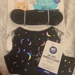 Cat Vest Harness And Leash Set