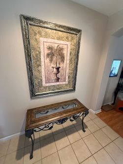 LARGE PRINT - PALM IN URN