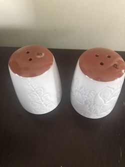 PIER 1 ONE BRAND NEW SALT AND PEPPER SHAKERS GIFT