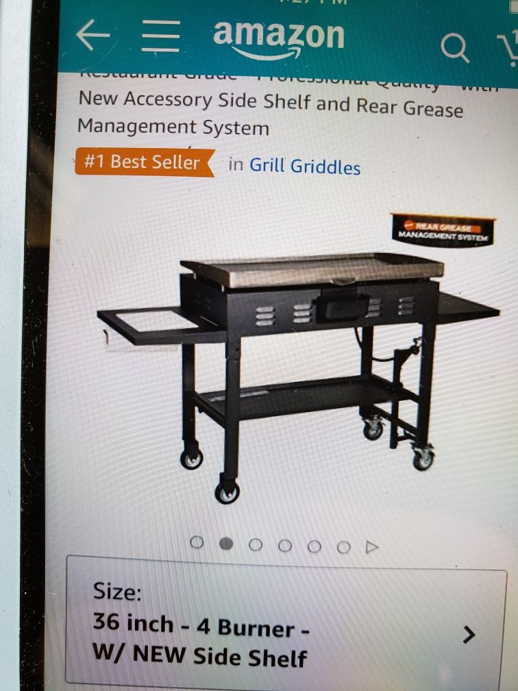 Blackstone Cast iron Flat Top Griddle 36in for Sale in Plano, TX - OfferUp