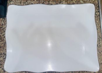 Rectangle Plate 15'' X 11'' White