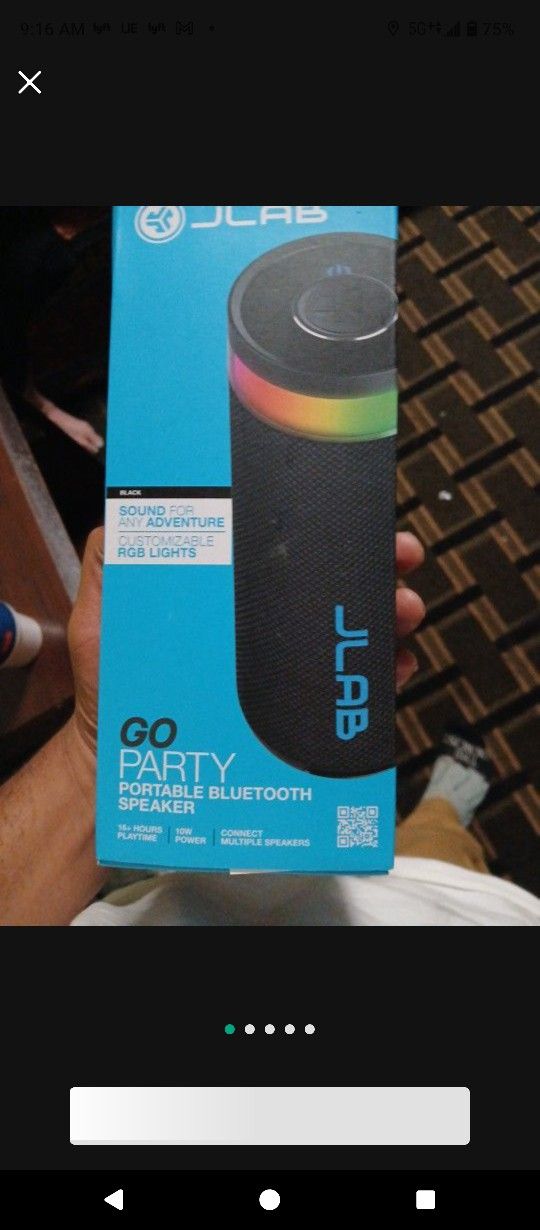 BRAND NEW JLAB GO PARTY BLUETOOTH SPEAKER