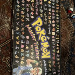 Pokemon Master Trainer Board Game 99 Milton Bradley Missing A Couple Pieces 