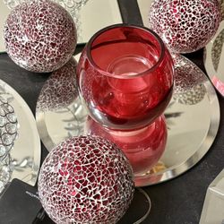 Gorgeous Red Orbs $5/each