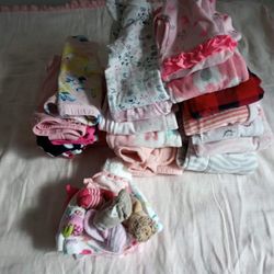 Baby Girl Clothes 0-4 Months