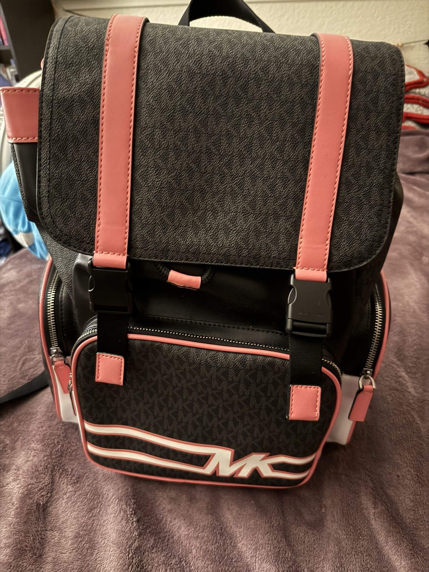 Michael Kors Utility Rucksack In Pink