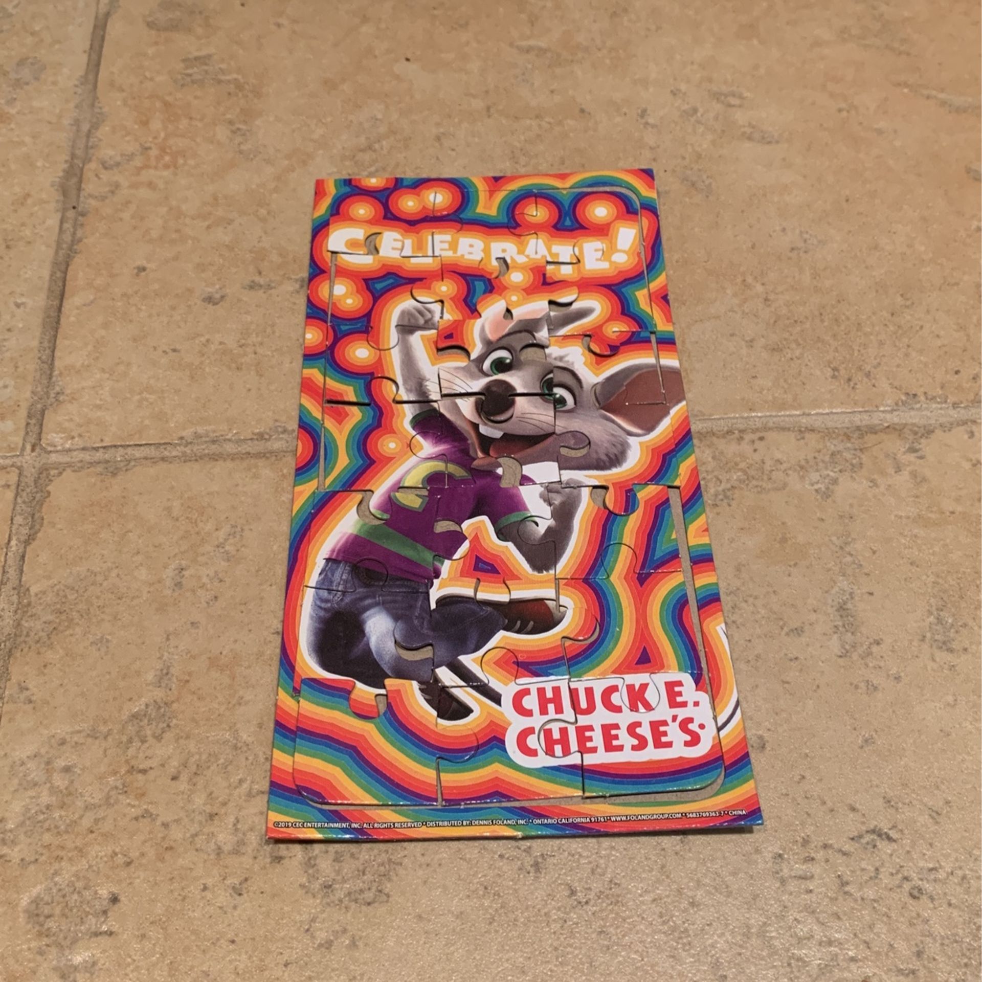 Chuck E Cheese Puzzle