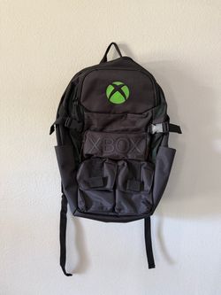 Xbox official Black Tactical Laptop Backpack Multi Compartment Gaming Bag