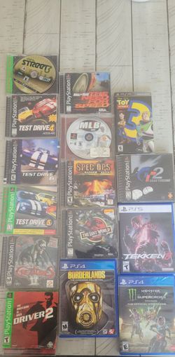 Games ps1 ps2 ps3 ps4 ps5 psp