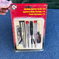 Tool Cache Auto/Home Electrical Test Kit, 4 Pc.
