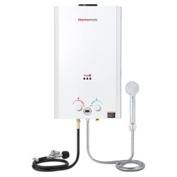 Tankless Water Heater, Thermomate 16L Propane Gas Water Heater With Overheating Protection, 4.23 GPM Hot Water Heater With LED Display For Camping, 11