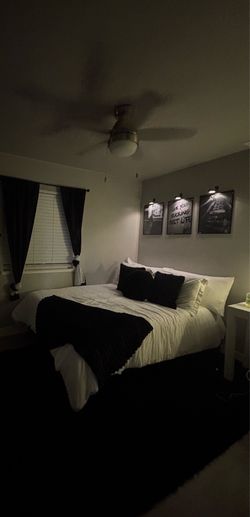 queen mattress and bed frame