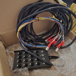 Audiosnake Live Wire Advantage 16x4 Snake With TRS Returns, 100 Ft