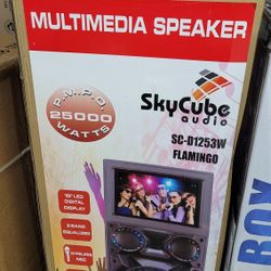 New Bluetooth DJ Karaoke All In One With Screen 