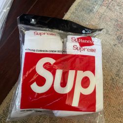 supreme socks 4 pair pack