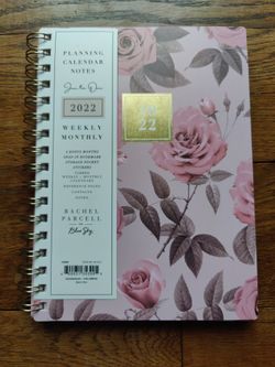 2022 RACHEL PARCELL  Weekly Monthly Planning Calendar