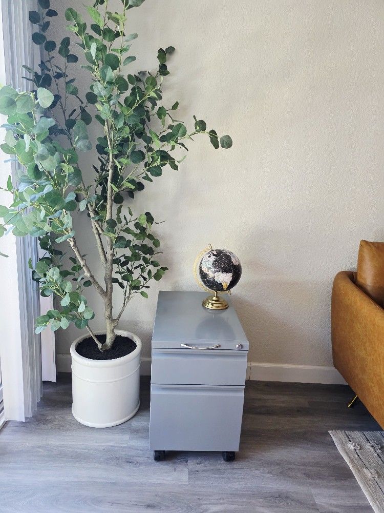 2 drawer File cabinet/Box file with rolling wheels