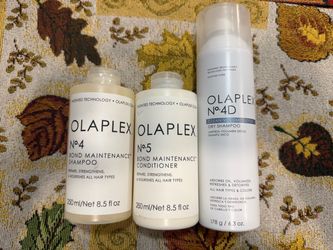 Olaplex No.4 Shampoo, No.5 Conditioner, and No.4D Dry Shampoo Bundle