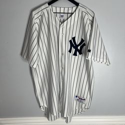 Russell Athletic New York Yankees Jersey Mens 52 Pinstripe Authentic Collection