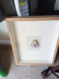 Crystal in frame