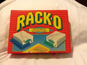 Vintage board game rack-o