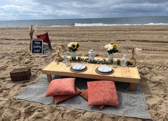 Boho Beach Picnic Table 