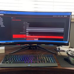 Gaming Monitor MSI 34” MPG341CQRV 120HZ 1MS