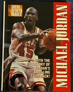 Michael Jordan Beckett Great Sports Heroes Hardcover Book