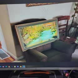 Vintage Light Up Painting Pretty Cool Has Sound Also