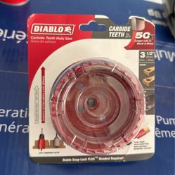 Brand New Diablo 3 1/2 Inch Hole Saw $10