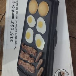 NEW IN BOX NONSTICK GRIDDLE 