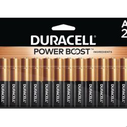 Duracell Power Boost AA batteries, pack of 24.