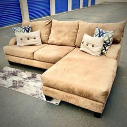 Beige Modern Sectional Sofa