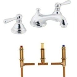 Moen Kingsley Deck-Mount Roman Tub Faucet in Chrome W/Valve