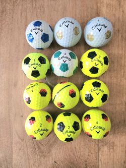 Callaway Soccer Golf Balls 