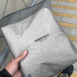 Essential hoodie, light oak, size large