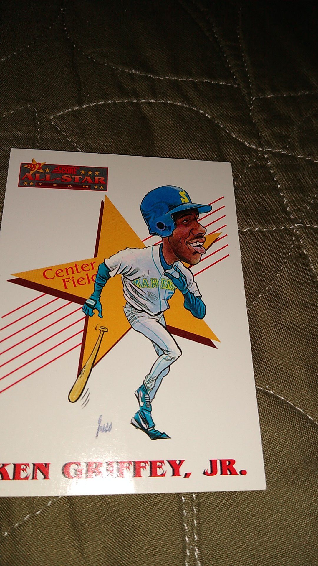 Ken Griffey .Jr baseball card