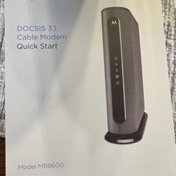 Motorola - MB8600 32x8 DOCSIS 3.1 Cable Modem Up To 1Gbps