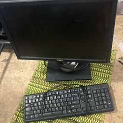 Dell Monitor And Keyboard/mouse